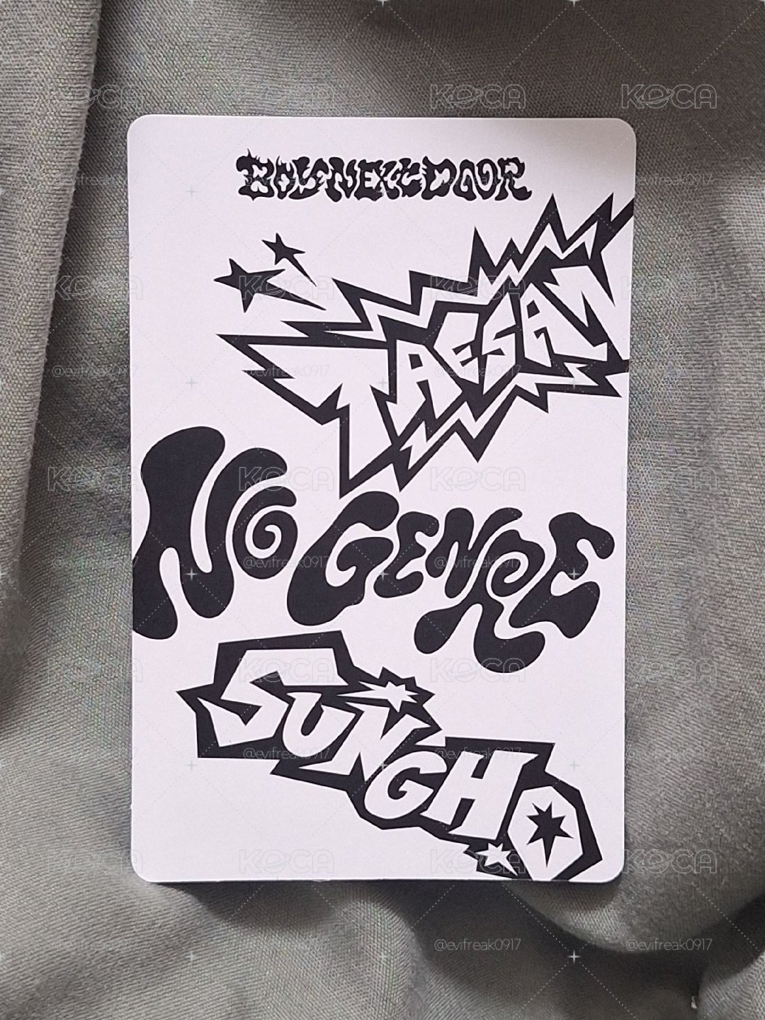 No Genre 成淏泰山 14雙人卡