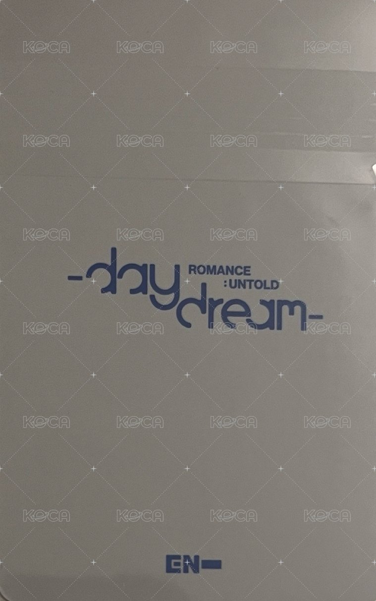 正二後續 日咖 預售 特典卡  背面