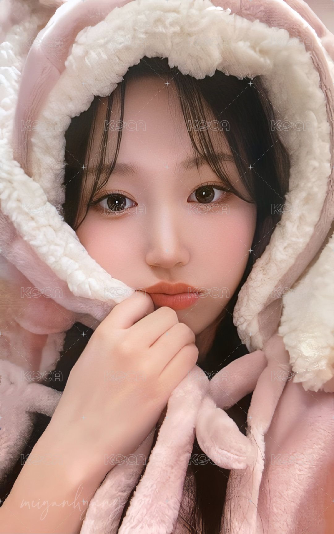 expérgo el 幸運卡 兔子毛毯嫄 正面