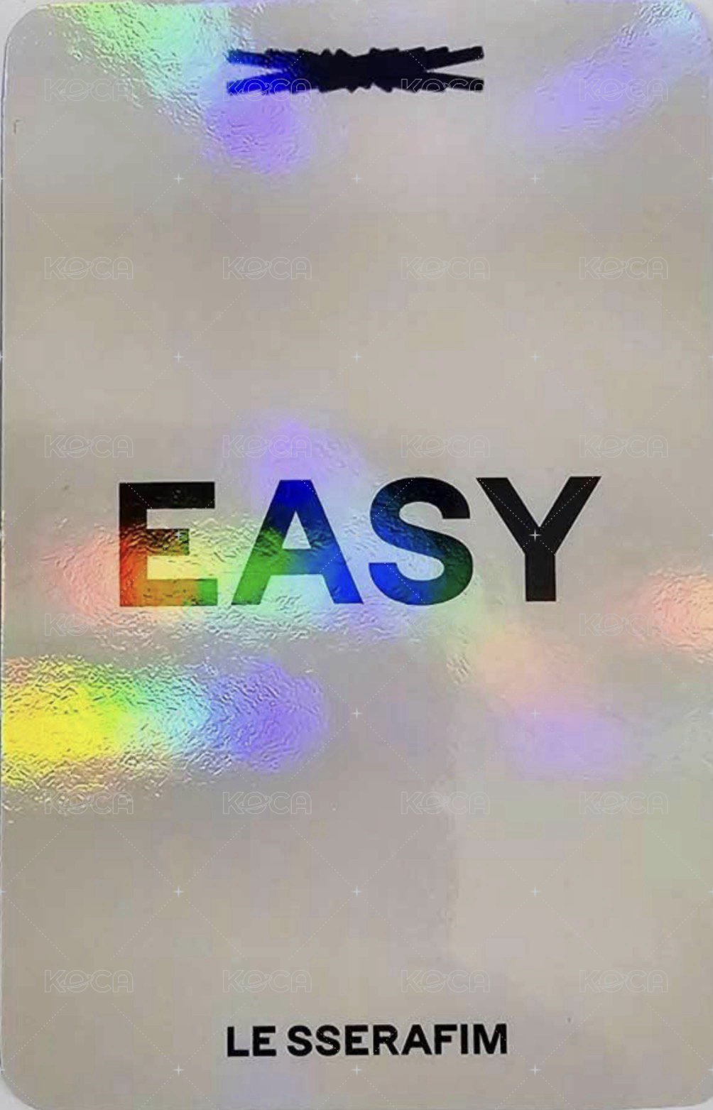 EASY yes24 電子專預售 特典卡  背面