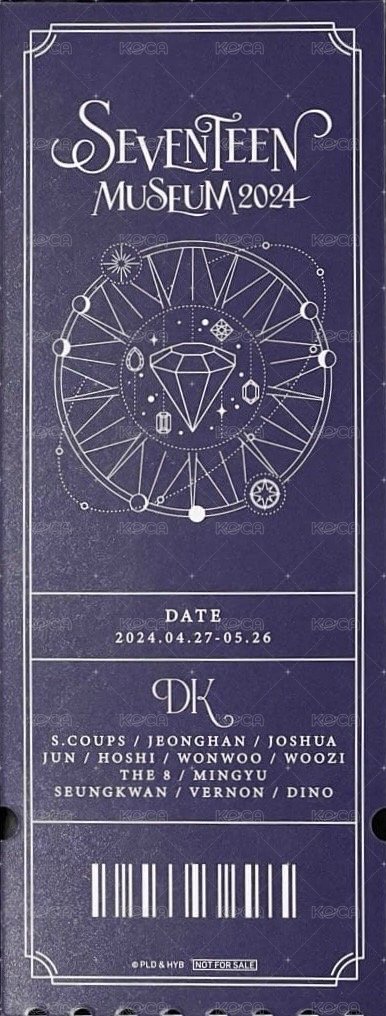 24‘博物館 入場卡 / 場限卡 2nd Block  背面