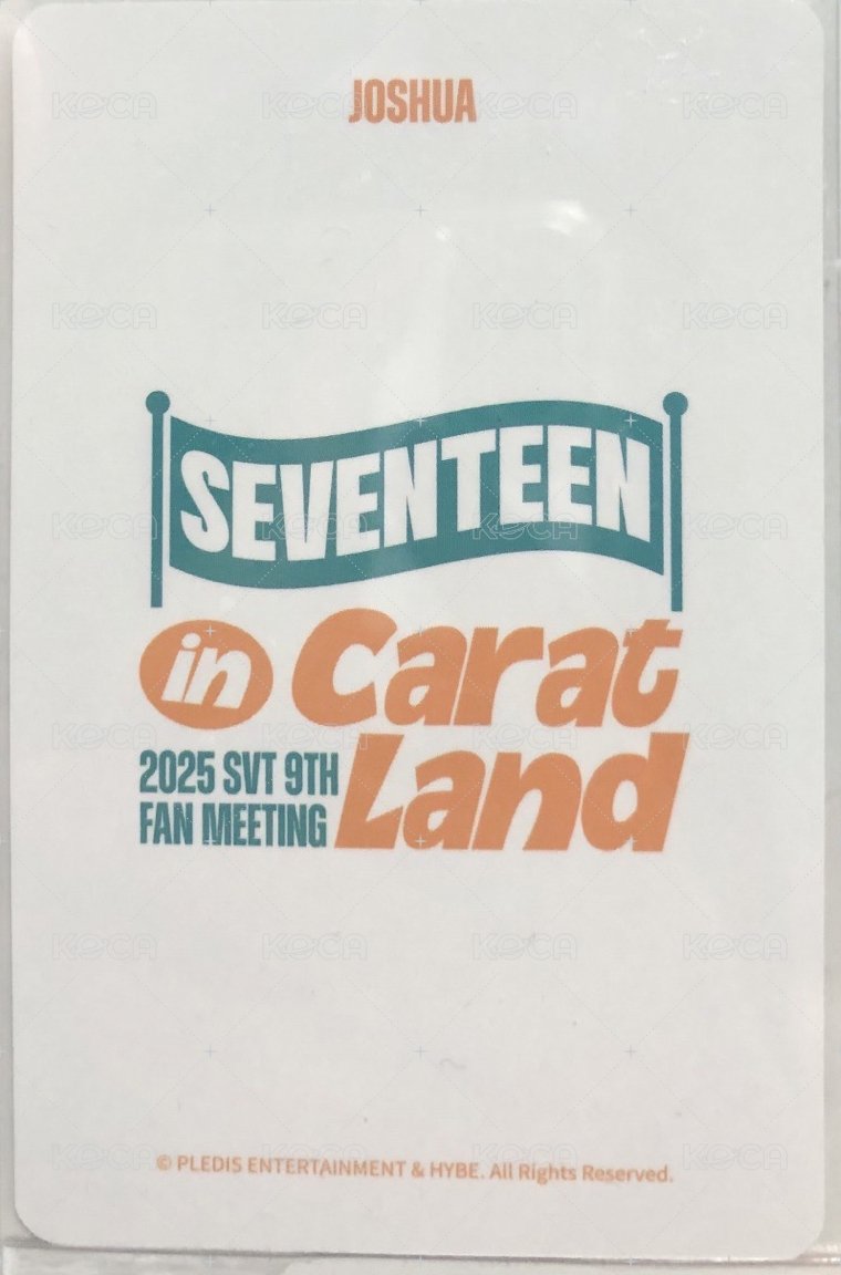 25‘克拉島 wvs 周邊卡 pvc 卡套 背面