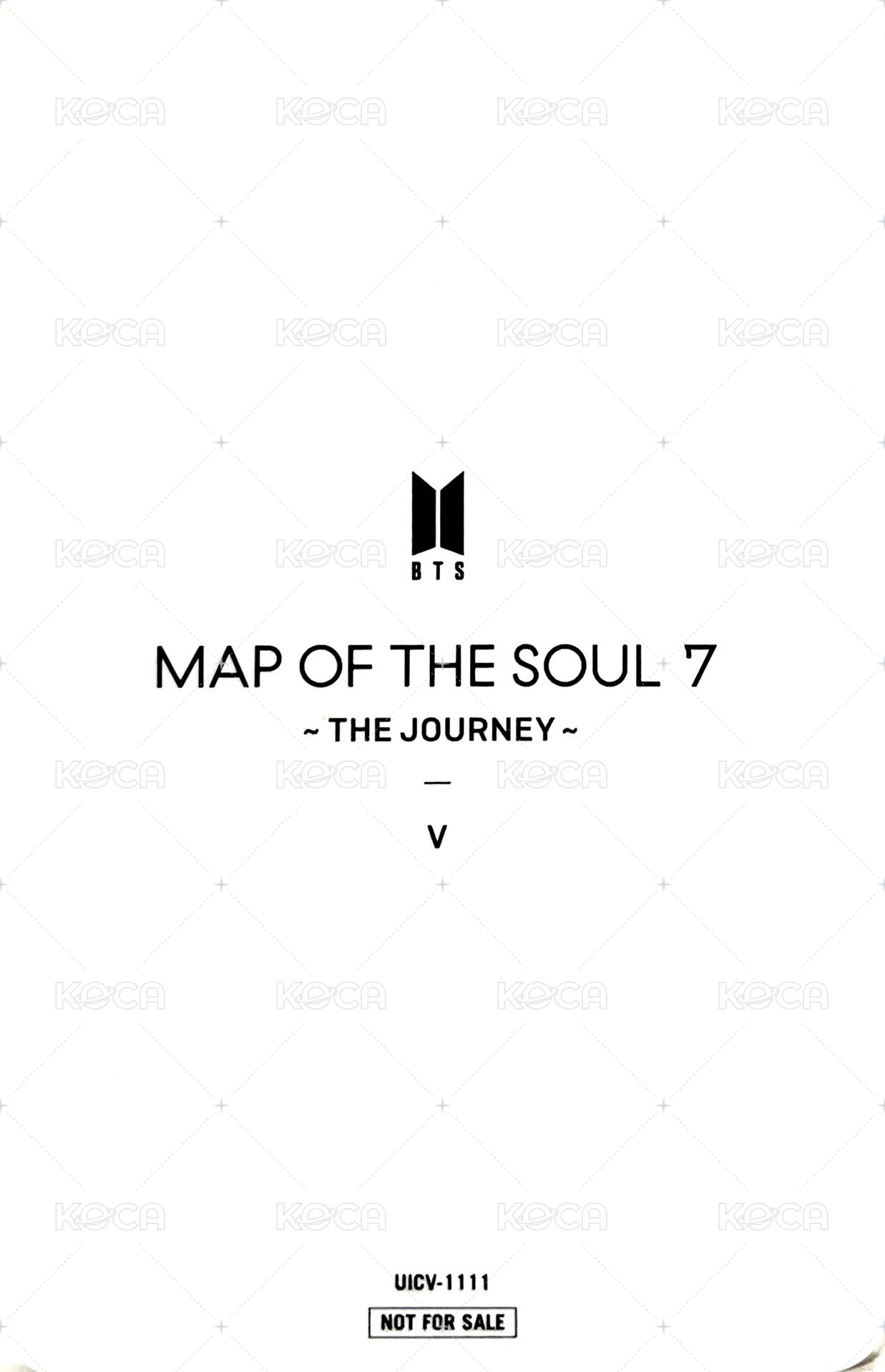 MOTS7日專 專輯卡 通常盤 背面