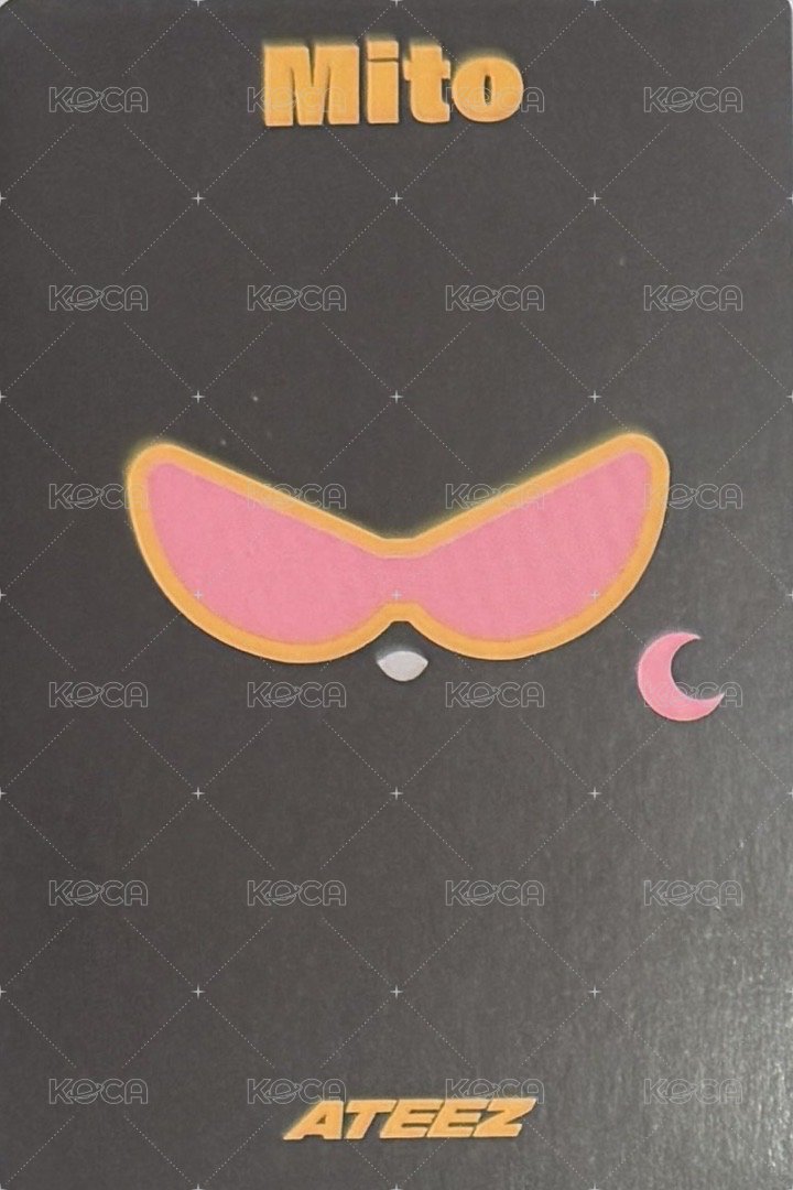 GH1 快閃店 周邊卡 Mito FACE CUSHION 背面