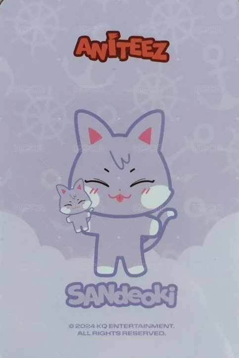 ANITEEZ IN ILLUSION 周邊卡 PLUSH DOLL 背面