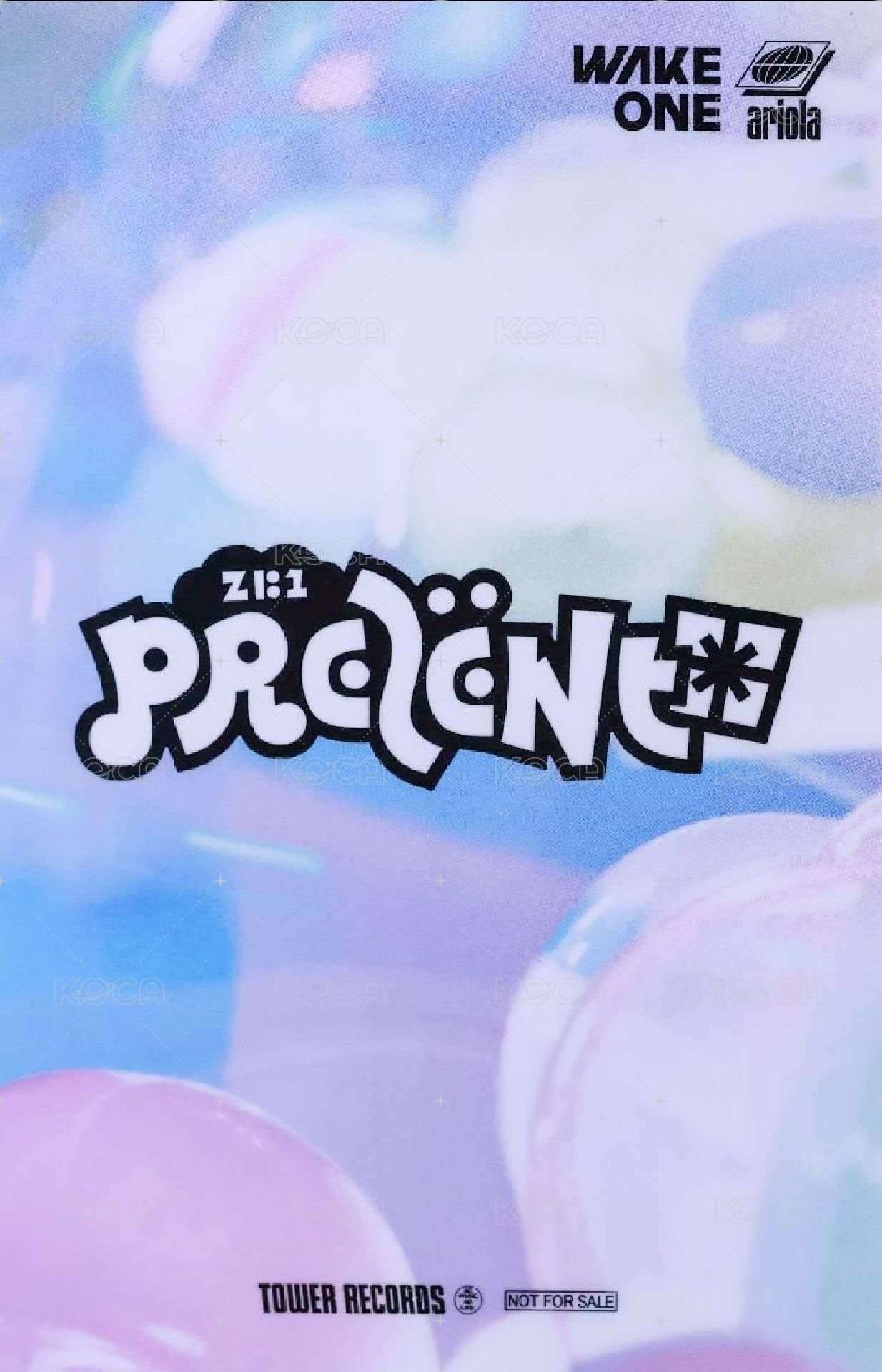 PRESENT  塔店 抽選卡 澀谷 B賞 背面