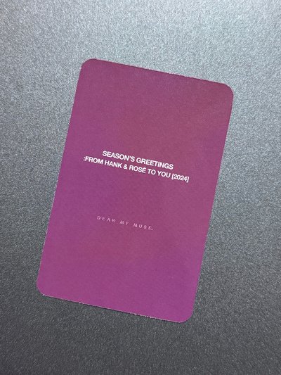 Rosé 24’年曆 Dmm特典 辮子肉