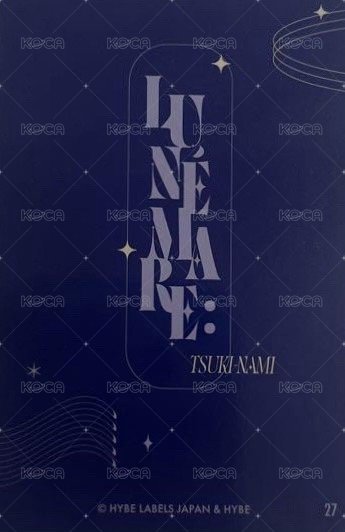 月波 隨機卡  背面