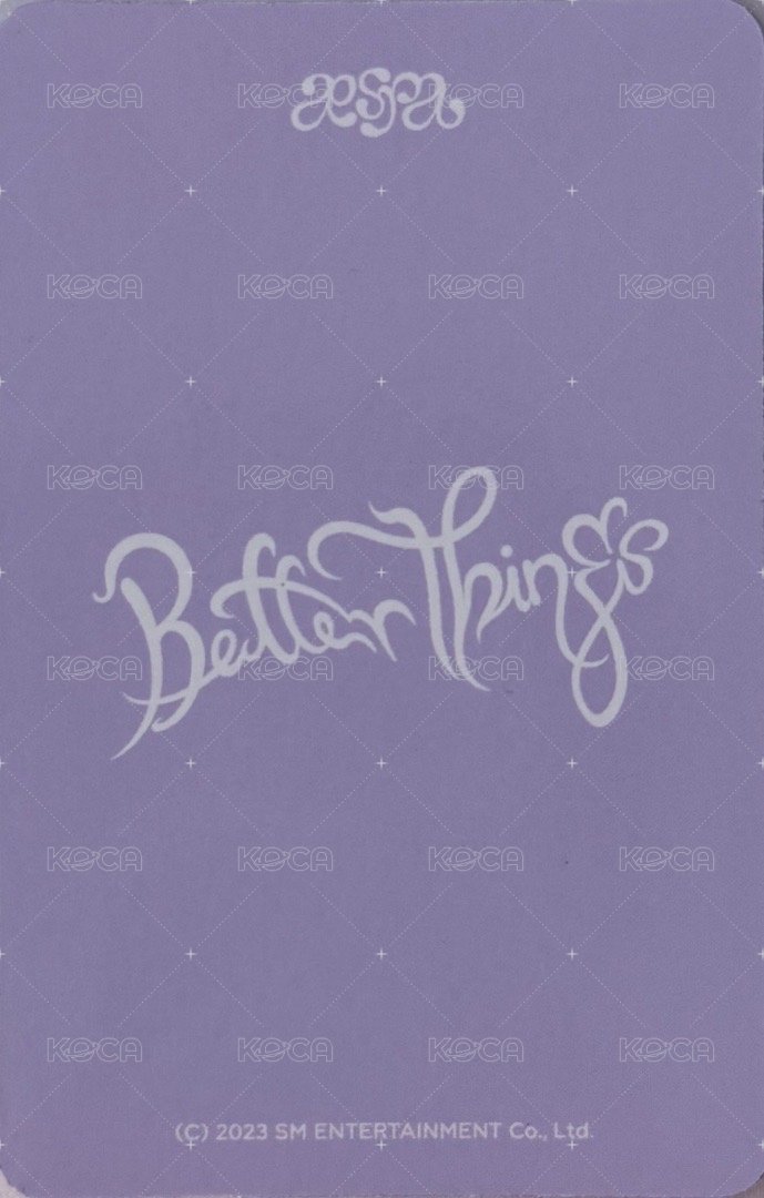 Better Things 隨機卡 官拍寧 A1 背面