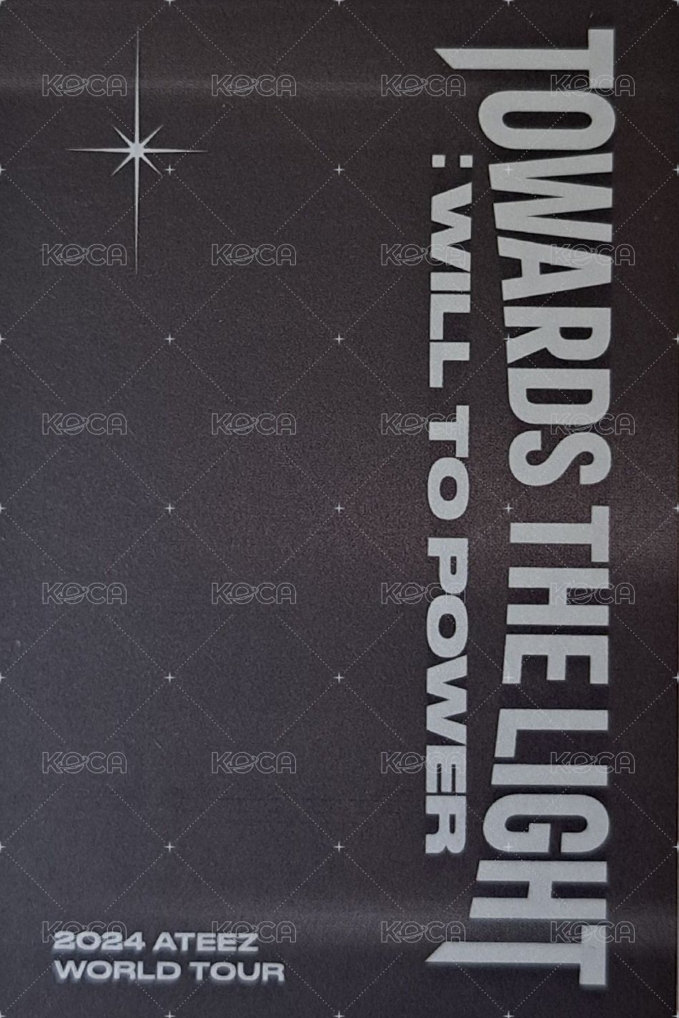 TOWARDS THE LIGHT : WILL TO POWER 周邊卡 2024 Photocard Pack 背面