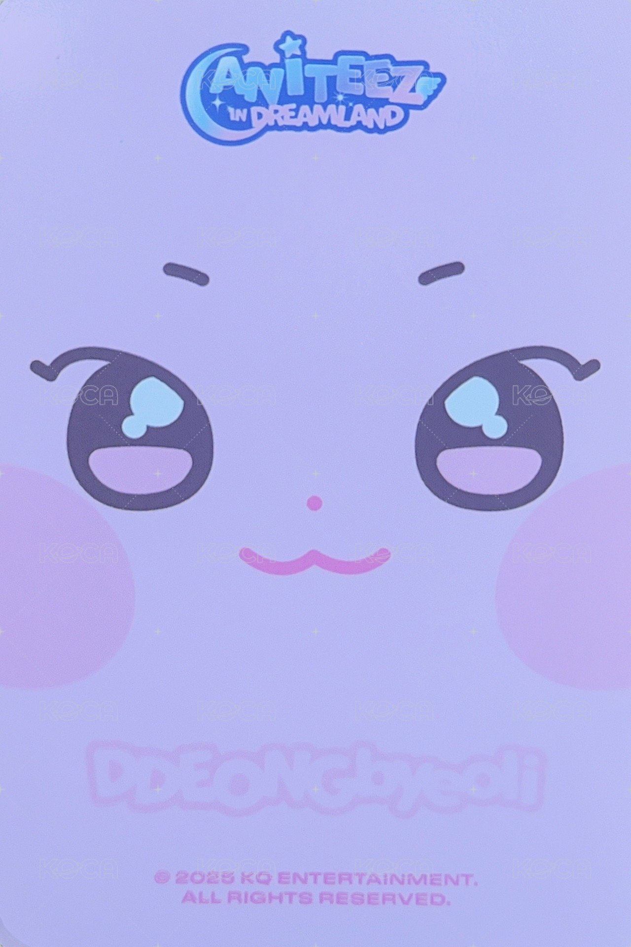 ANITEEZ IN DREAMLAND 周邊卡 大頭吊飾卡 背面