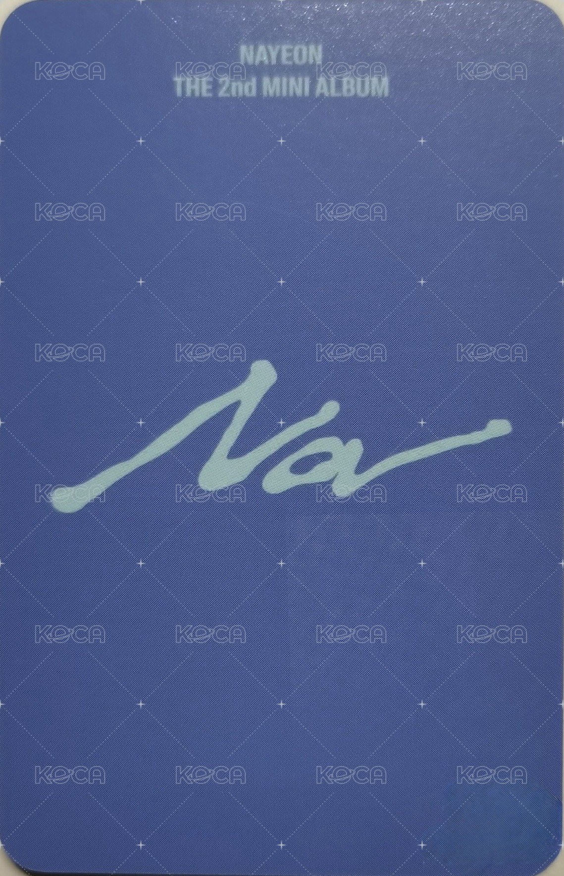 NA wm PB預售 特典卡  背面