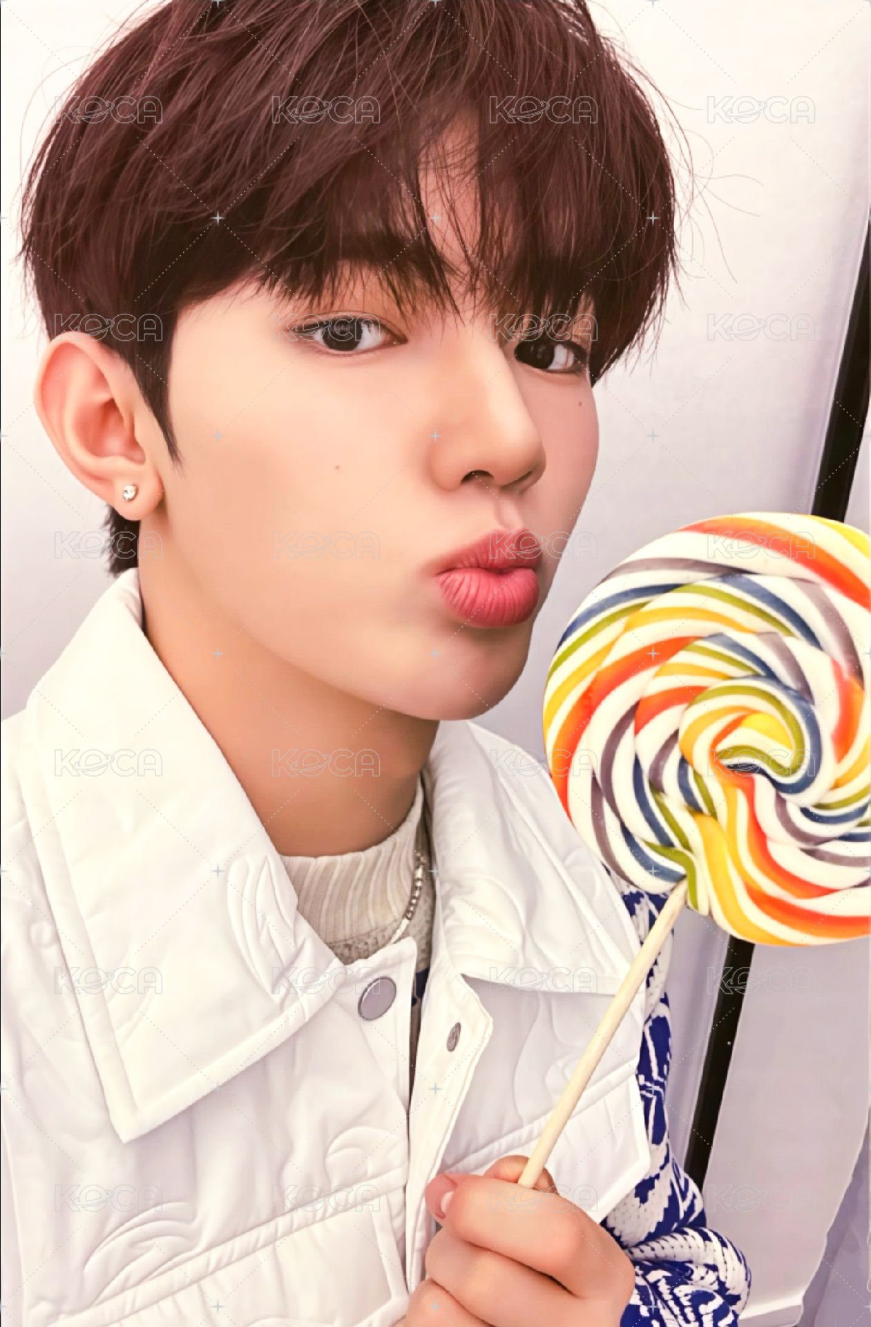 迷二 k4 特典卡 棒棒糖 ver. 正面