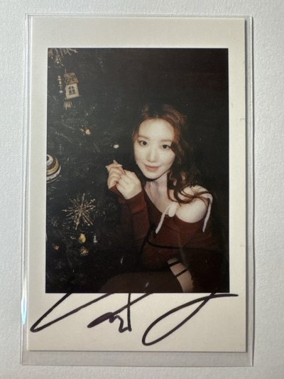 i-dle 舒華 漫潮Waves復刻拍立得