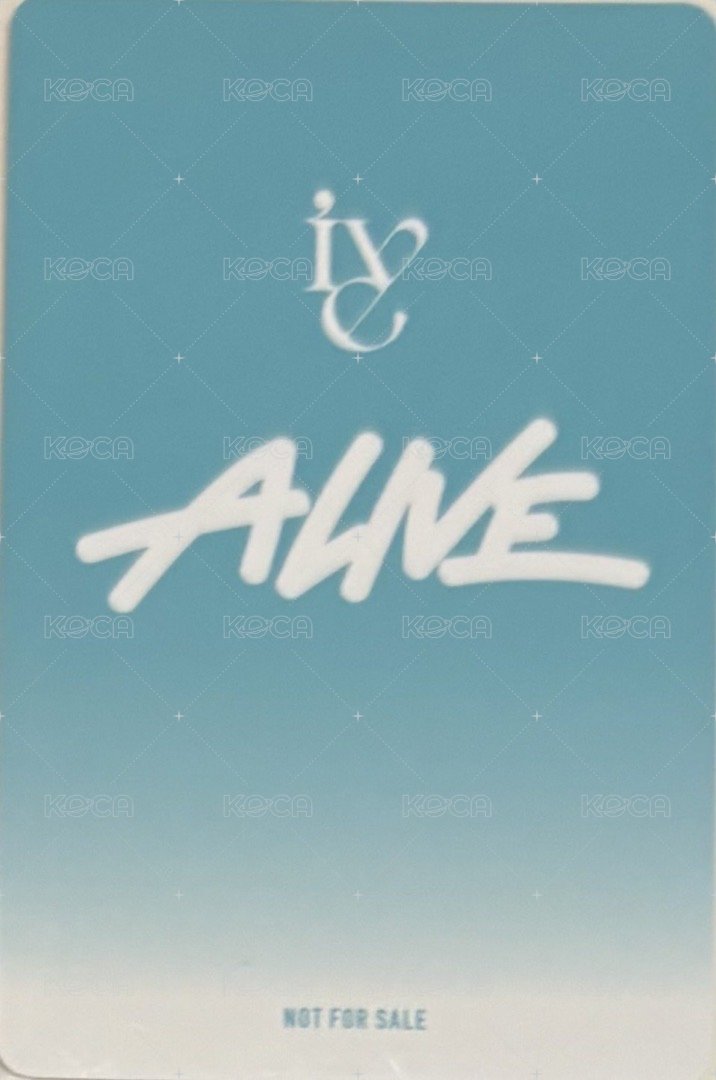 ALIVE 入場卡 / 場限卡 0816 大阪 背面
