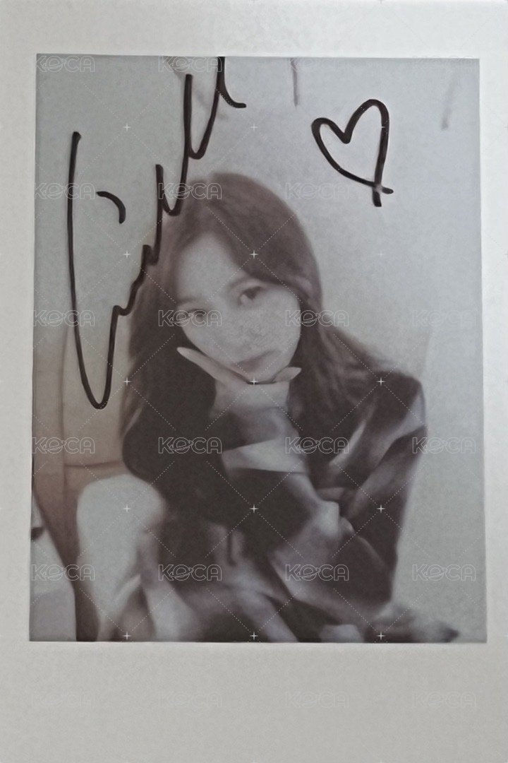 正規一 kms 簽售卡 上海咖啡廳簽售吉拍立得 正面