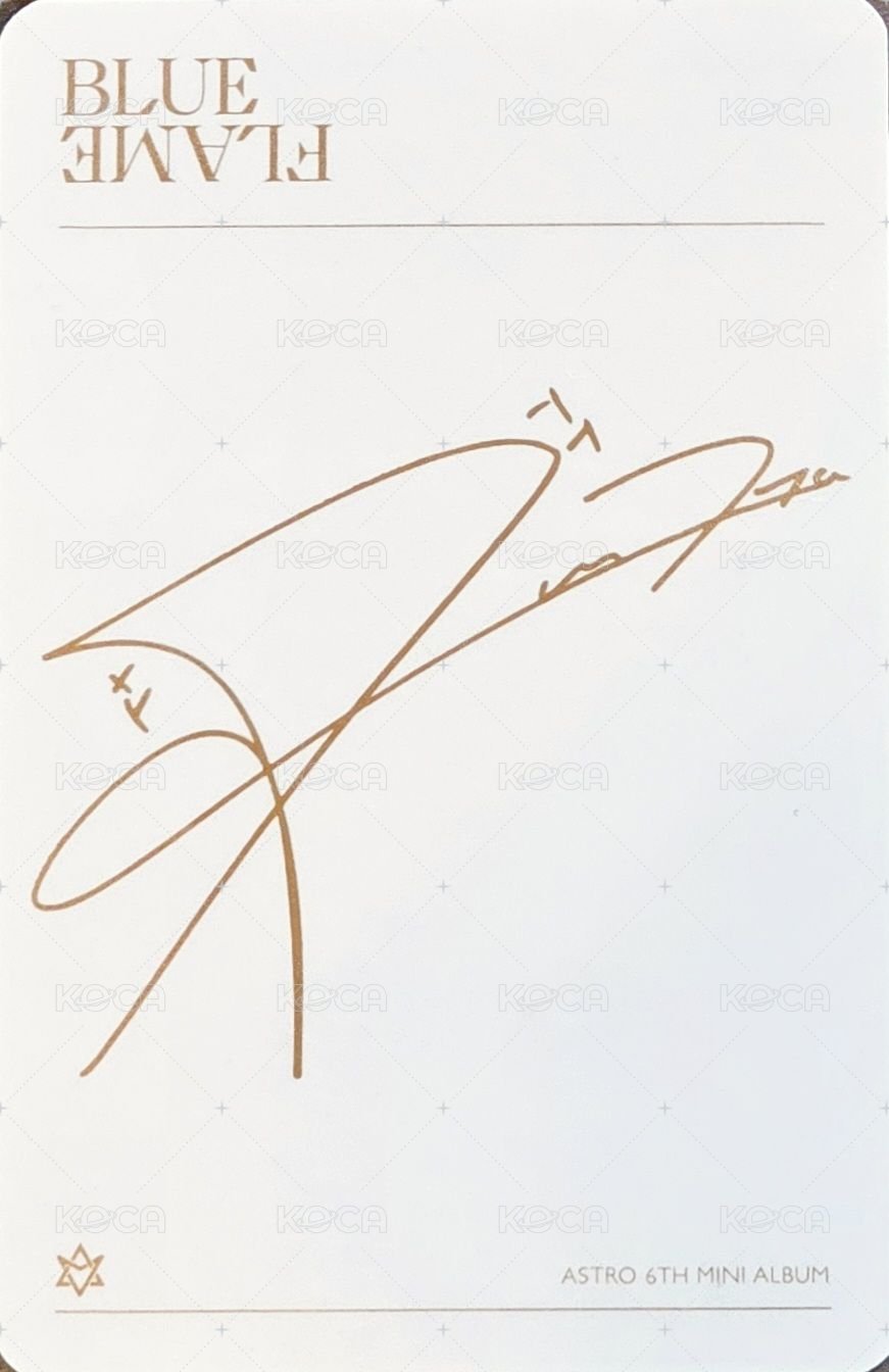 藍火 專輯卡 The Book ver. 背面