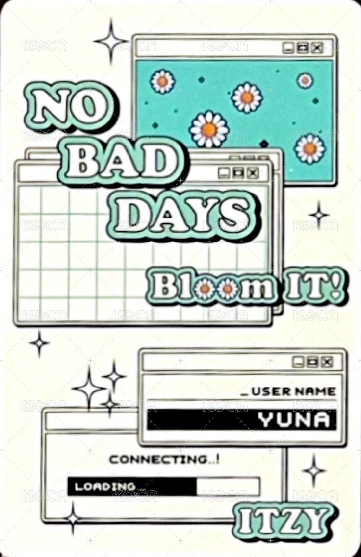 NO BAD DAYS 周邊卡 四月 背面
