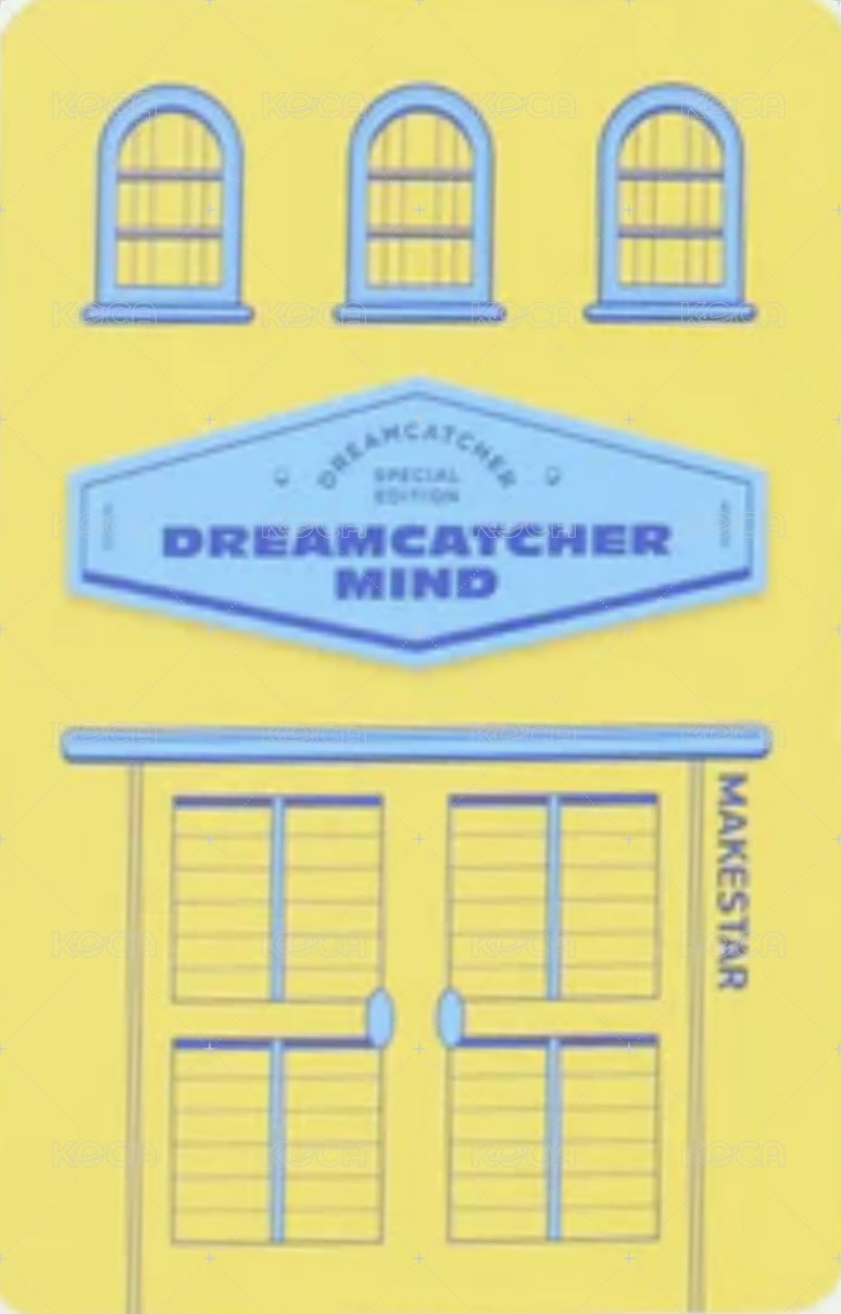 Dreamcatcher Mind ms 簽售卡  背面