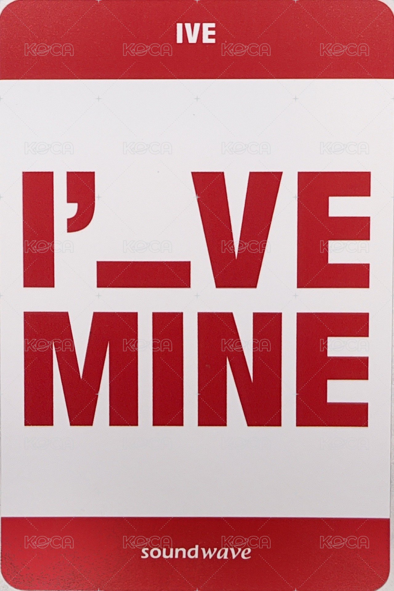 I'VE MINE sw 5.0 幸運卡 雙人卡 背面