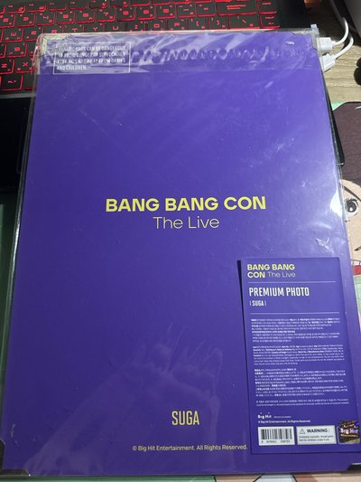 BTS SUGA BANG BANG CON THE LIVE 相框