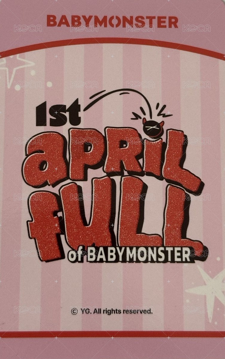 一週年 周邊卡 立牌卡 背面