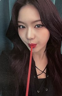 S KPOP PLANET 簽售卡 吸管莎