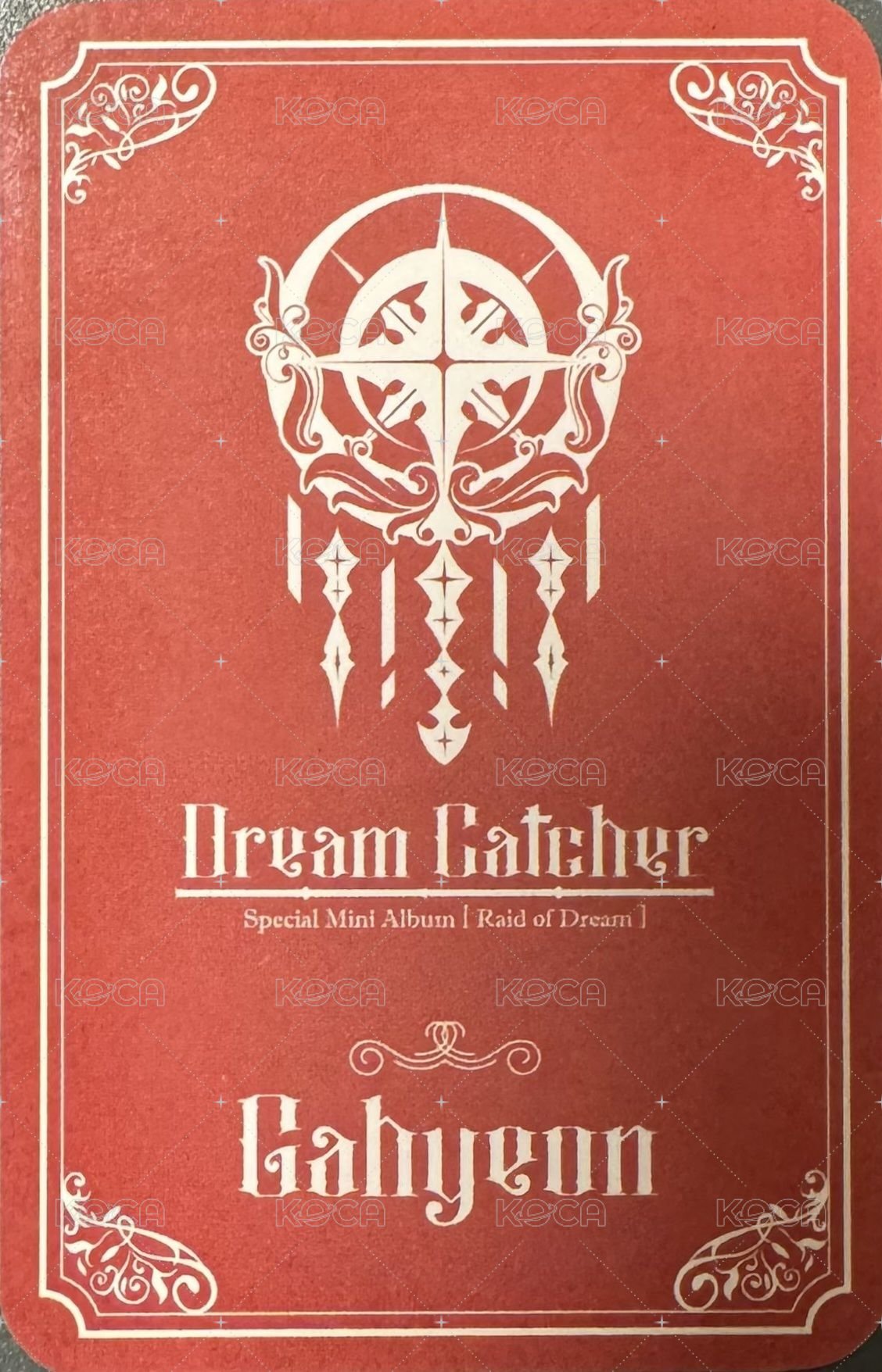 特別一輯 mmt 特典卡  背面