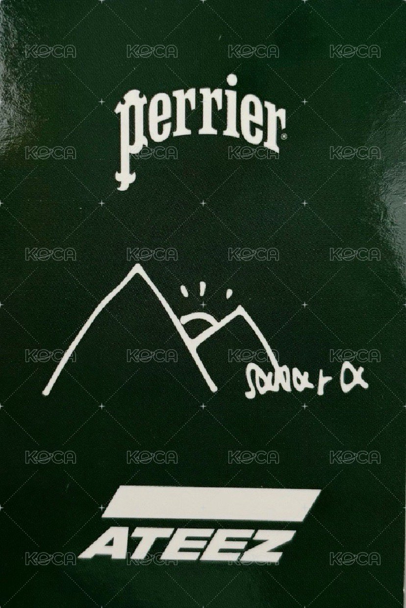 All to Action 周邊卡 PERRIER 背面