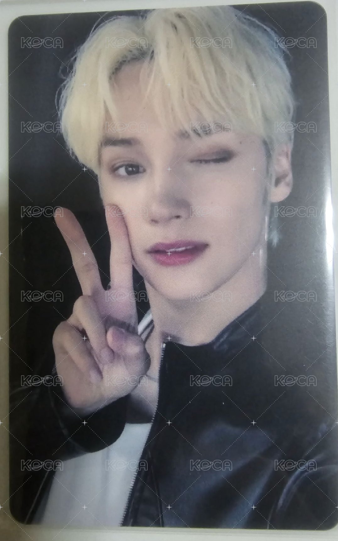 改版專 FOE m2u 幸運卡 皮衣休寧凱 正面