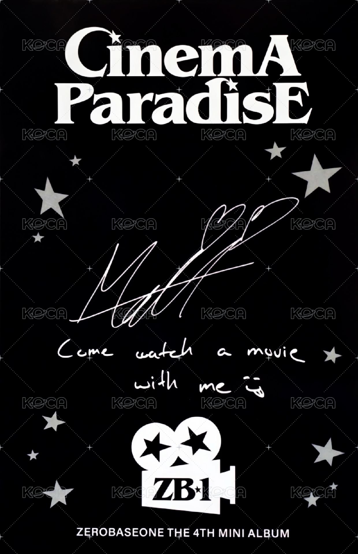 迷四 專輯卡 ZEROSE ver. 背面