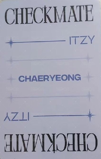 CHECKMATE sw 4.0 簽售卡  背面