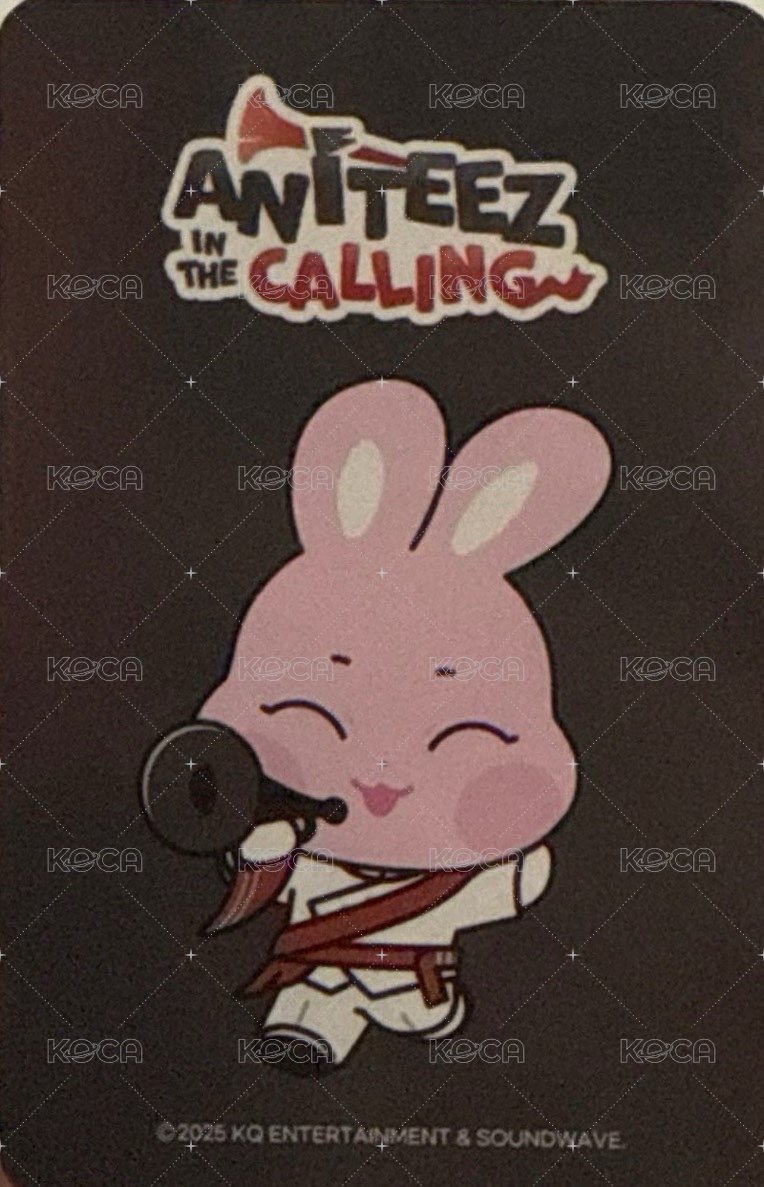 ANITEEZ IN THE CALLING 周邊卡 資料夾 CALLING PROFILE HOLDER 背面