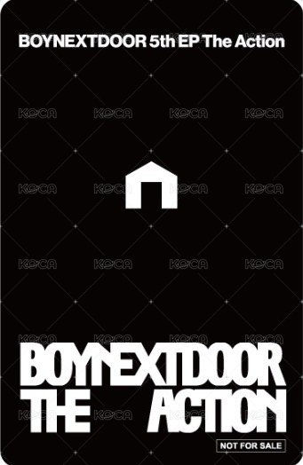 The Action hmv 預售 特典卡 官拍 背面