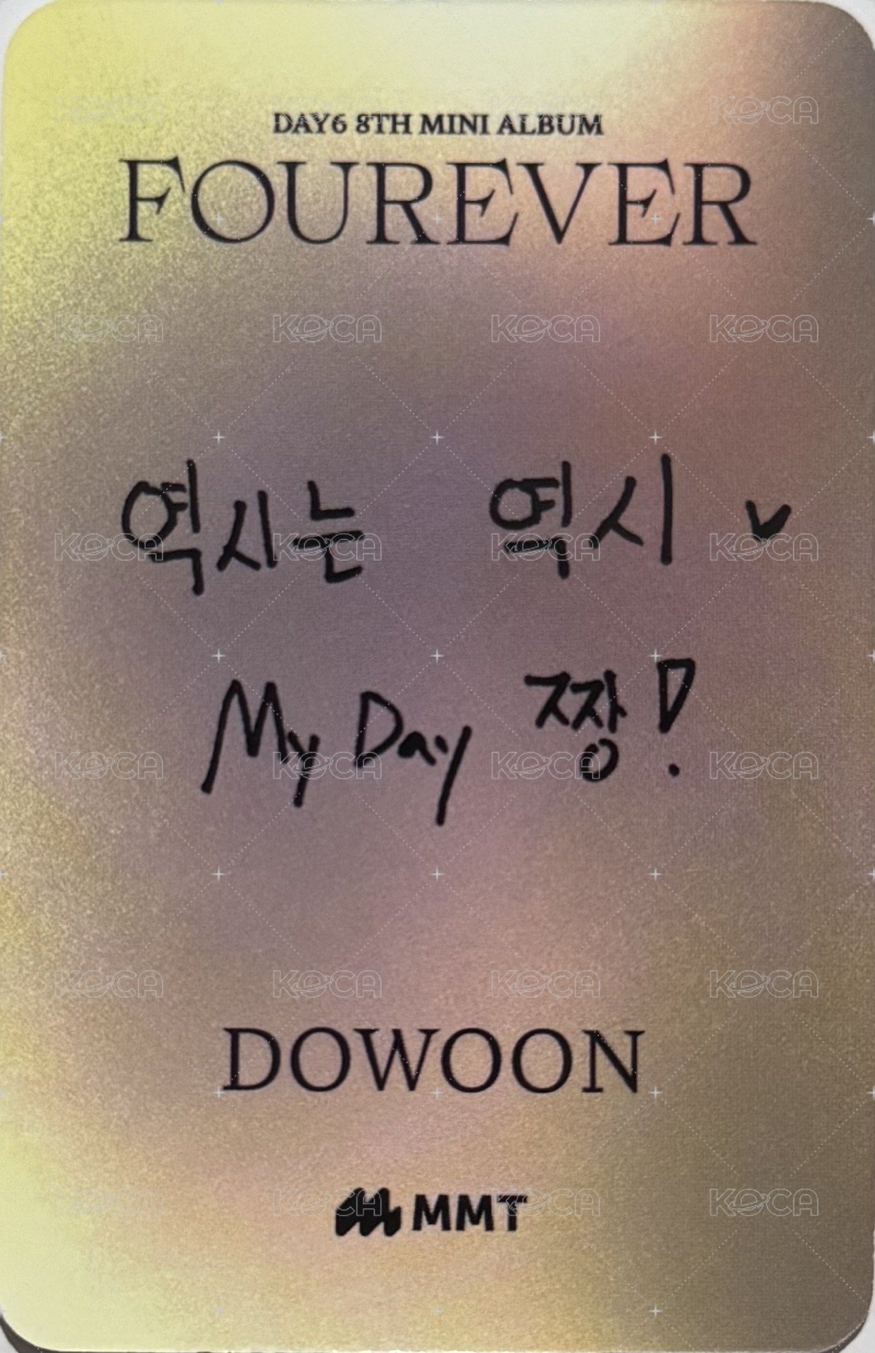 迷八 mmt 線上 幸運卡 Encore ver. 背面