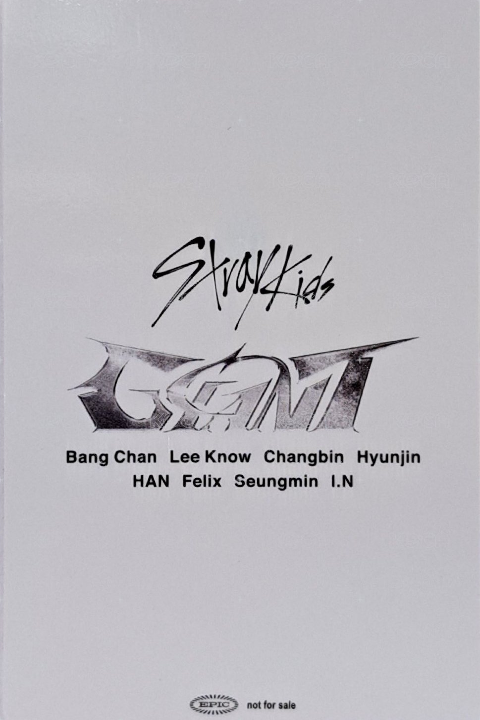 GIANT 入場卡 / 場限卡 東京 11/14 背面