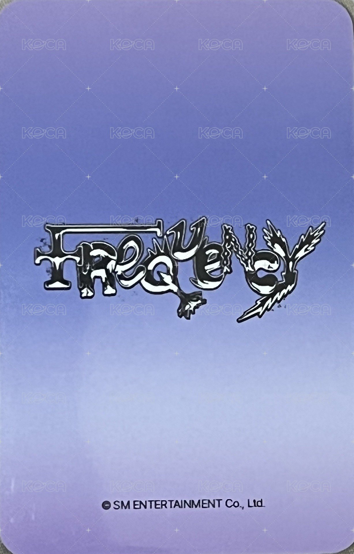 FREQUENCY dmm 簽售卡  背面