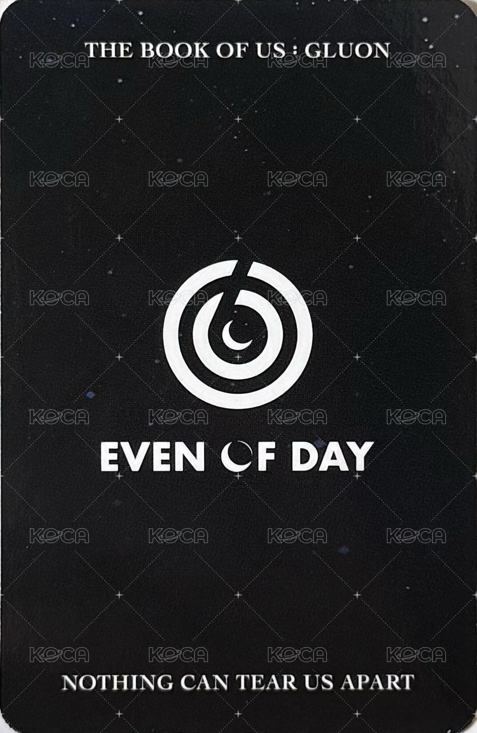 EOD 迷一 專輯卡 雙人卡 背面