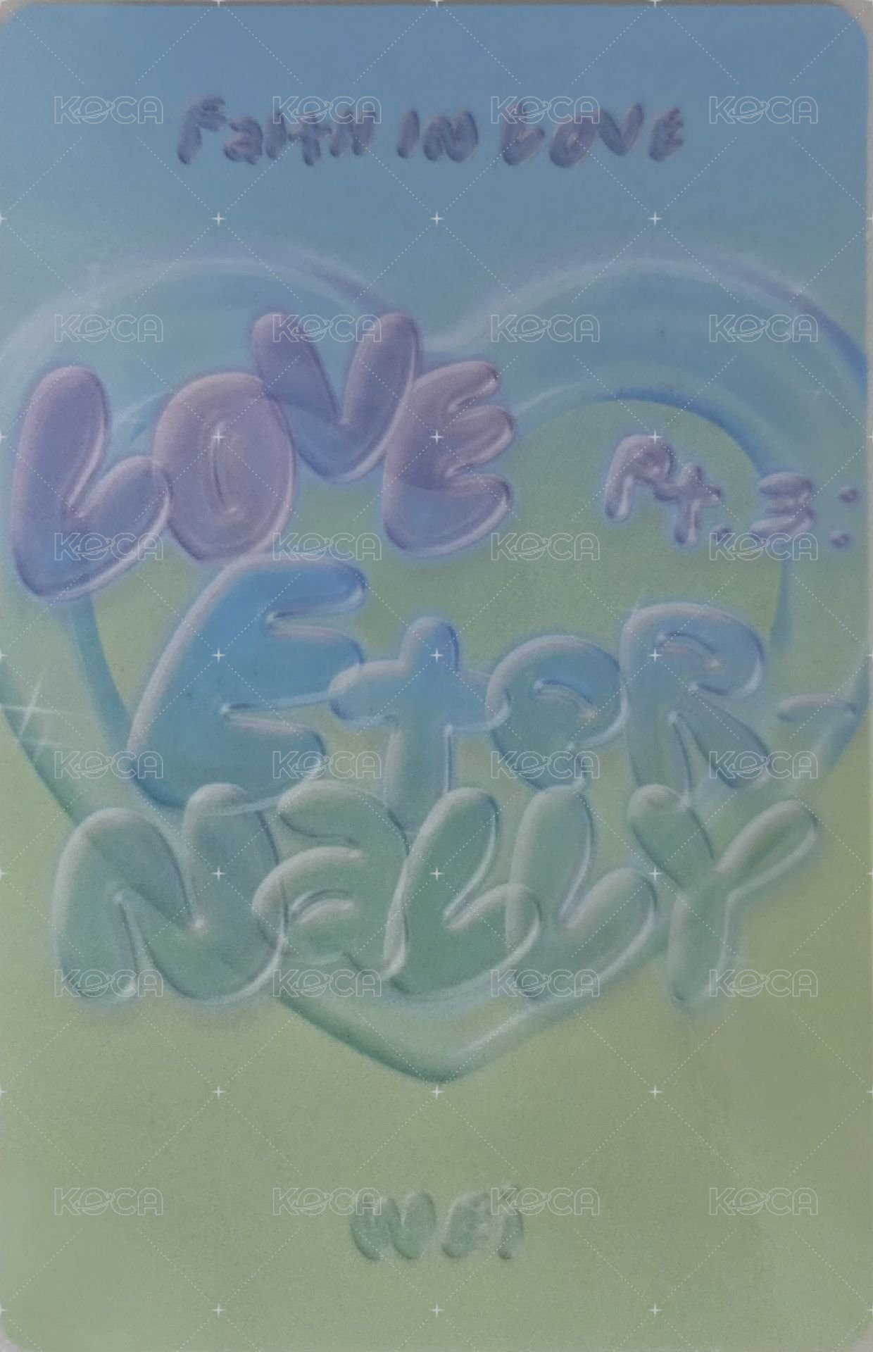 迷你六輯 專輯卡  背面