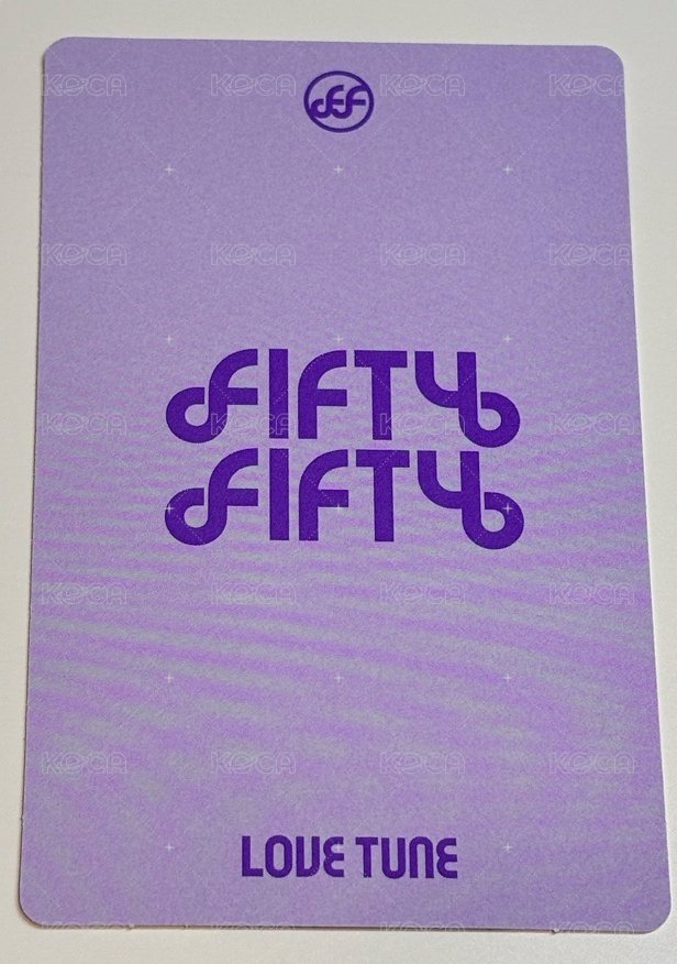 Love Tune 專輯卡 TUNE ver 背面