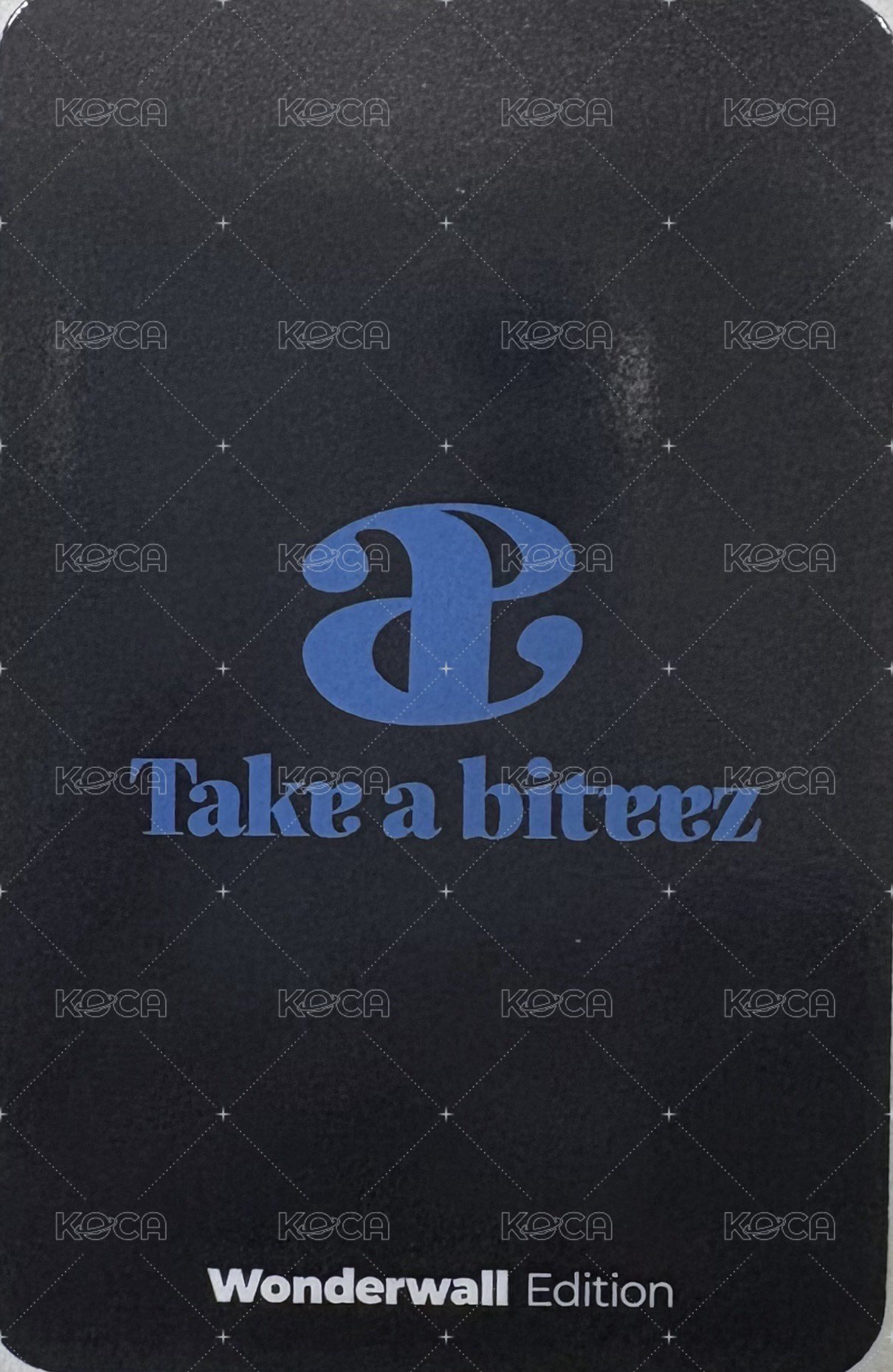 Wonderwall fromm 簽售卡  背面