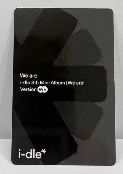 We are 專輯卡 we ver.  專卡-小娟
