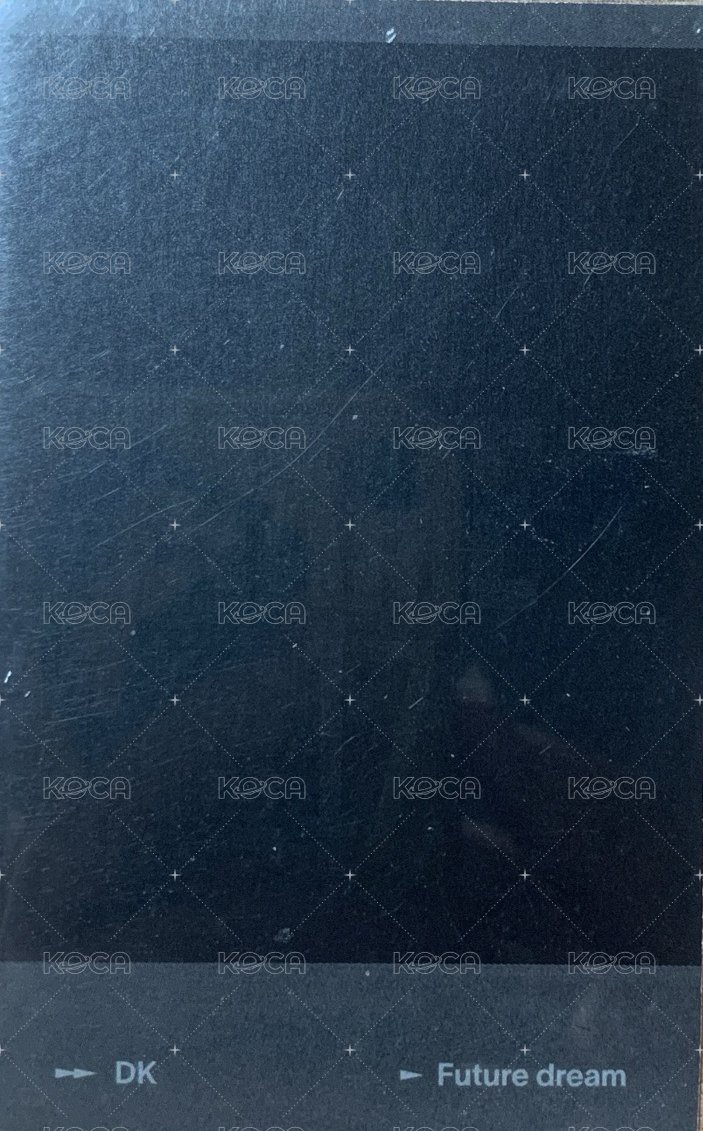 THE NAME 雜誌卡 黑版拍立得 背面