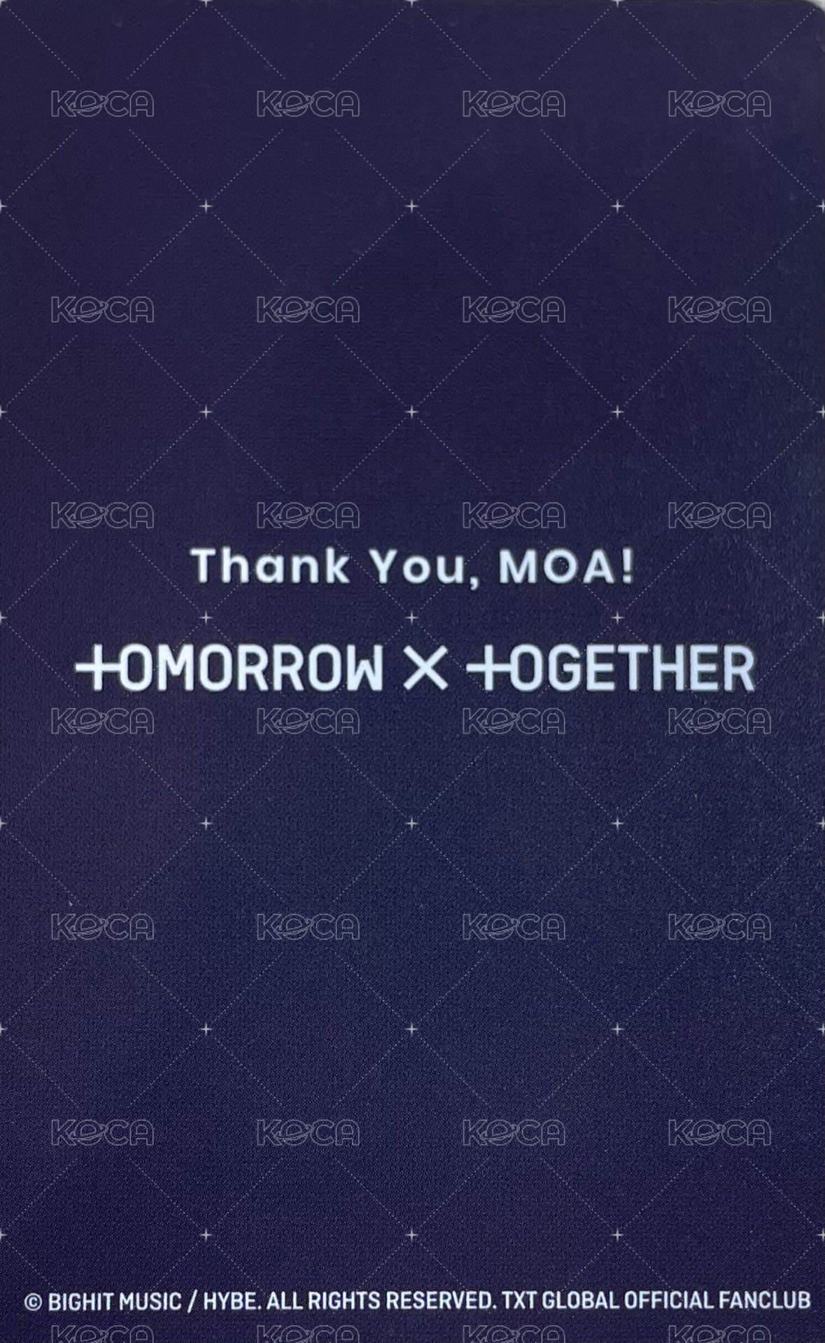 24’巡迴 日巡 會員禮卡 新入會 背面