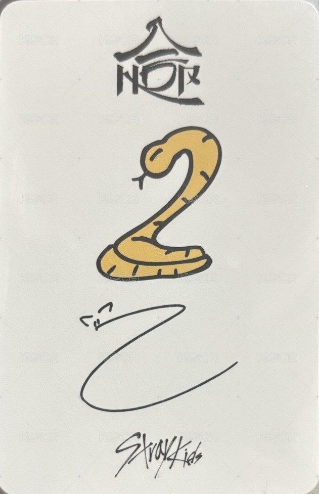 合(HOP) sr 簽售卡  背面