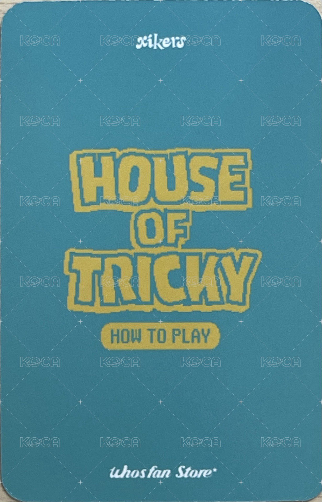 迷二 wf 簽售卡  背面