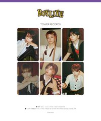 BOYLIFE 塔店 Tower Record 特典卡