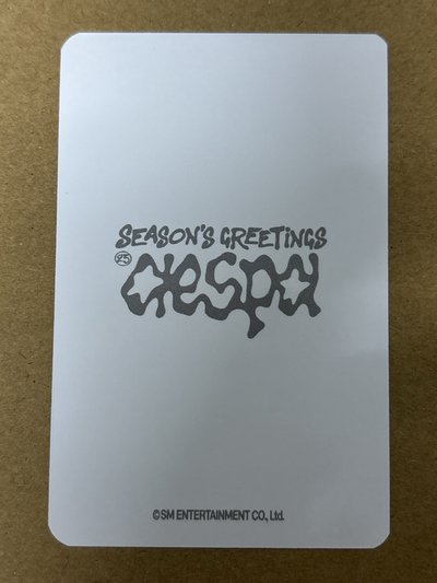 aespa Karina 柚子 2025年曆 周邊卡 後續 照片組柚