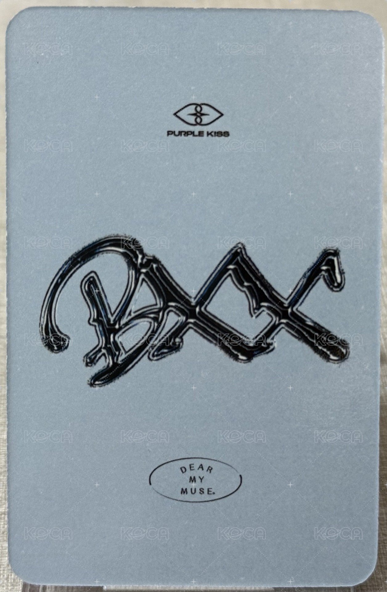 BXX-6th mini Album  dmm 線下 特典卡  背面