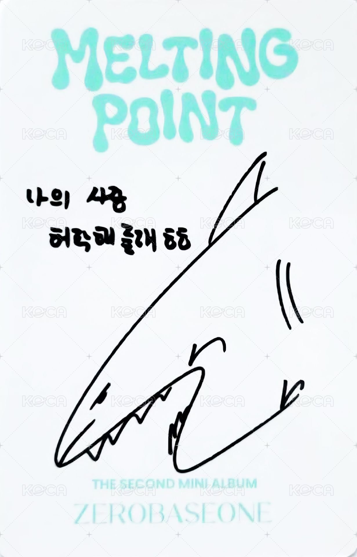 迷二 專輯卡 MYSTERY ver. 背面